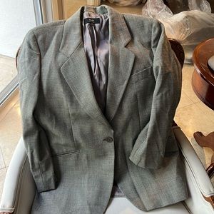 Zanella tweed lined blazer jacket